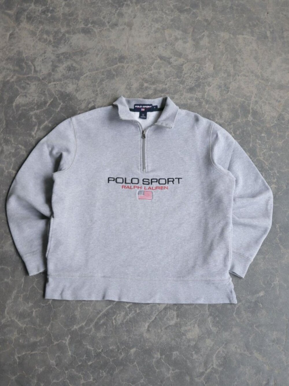 Vintage 90s Polo Sport Ralph Lauren Quarter Zip Sweatshirt